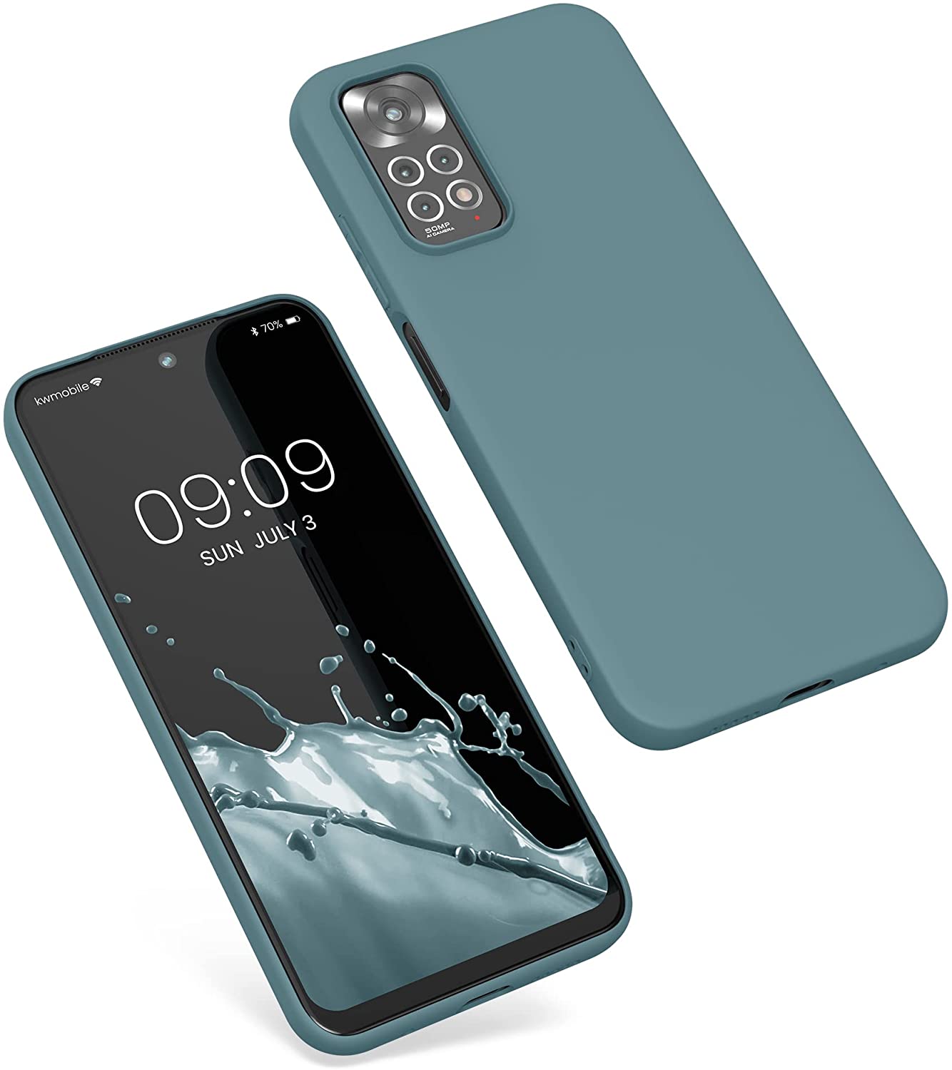KW Xiaomi Redmi Note 11 / Redmi Note 11S Θήκη Σιλικόνης TPU - Arctic Blue - 57368.207