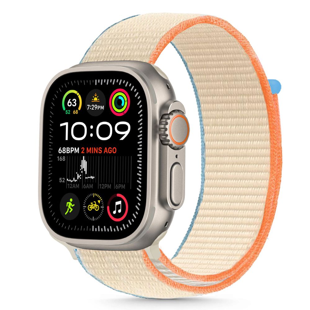 Tech-Protect Λουράκι Apple Watch 8/9/10/11 - SE (1/2/3) - 40/41/42mm Nylon - Cream