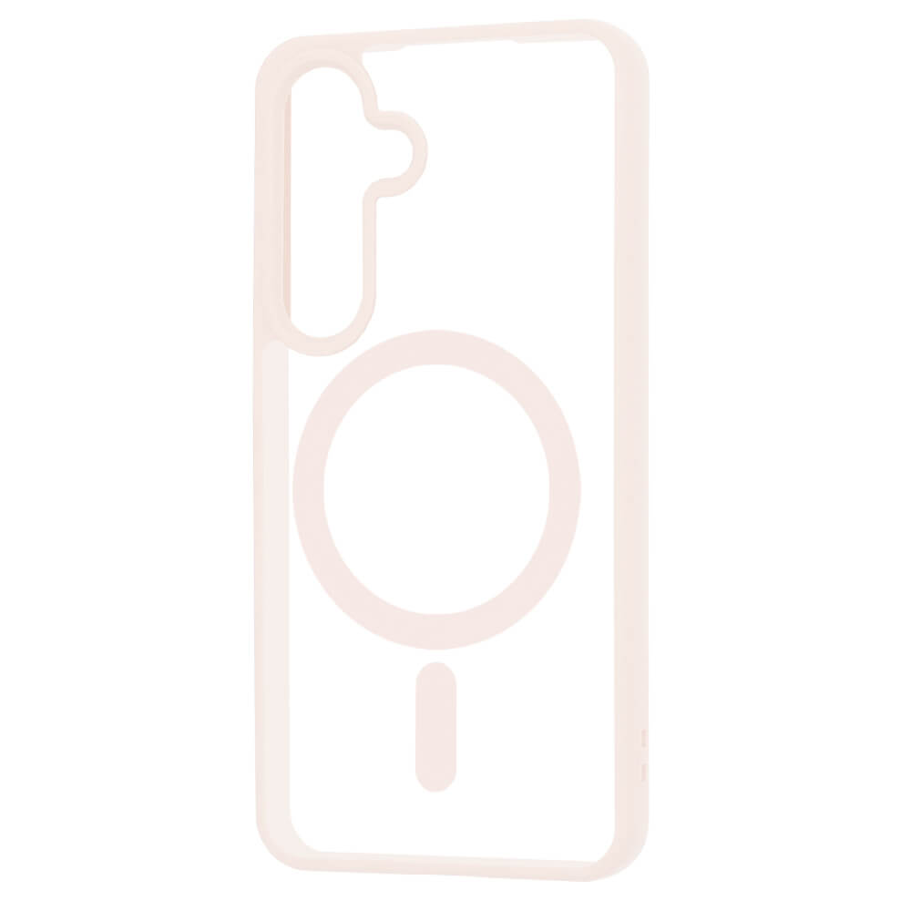 Techsuit Samsung Galaxy S25 - MagSafe Pro - Σκληρή Θήκη με Πλαίσιο Σιλικόνης - Nude Pink