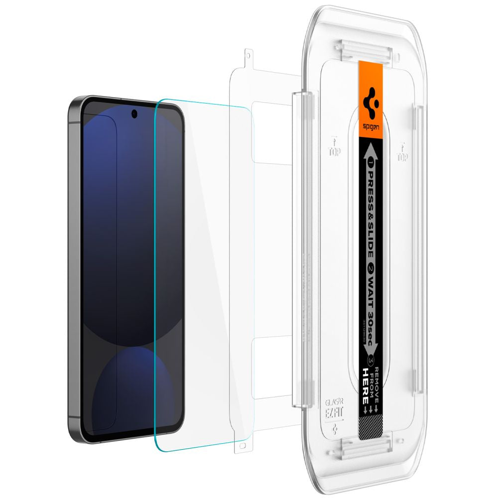 Spigen Samsung Galaxy S24 FE Glas.TR EZ Fit 0.2mm 2.5D 9H Tempered Glass Αντιχαρακτικό Γυαλί Οθόνης - 2 Τεμάχια - Clear - AGL08729