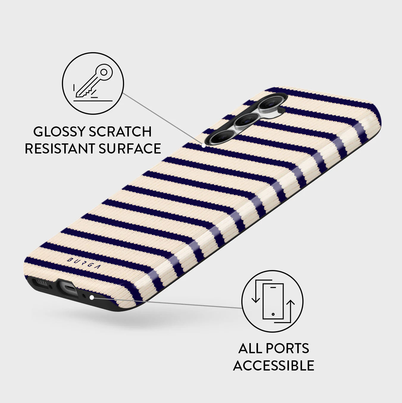 Burga Samsung Galaxy A55 5G Fashion Tough Σκληρή Θήκη - Old Money