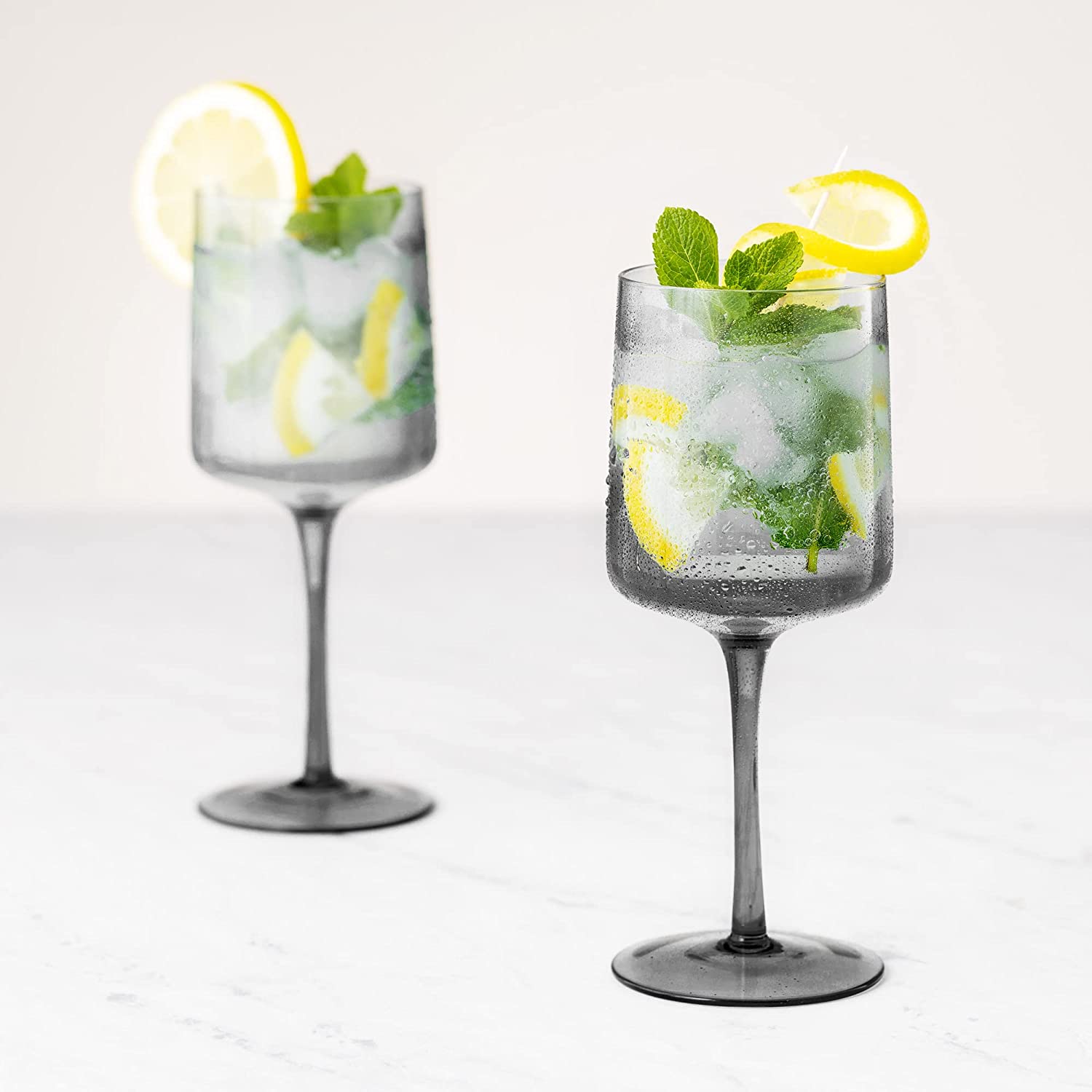 Navaris Σετ με 4 Ποτήρια Κρασιού - Grey - 56212.02