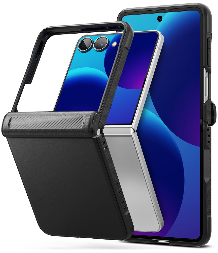 Ringke Samsung Galaxy Z Flip8 - Σκληρή Θήκη με Πλαίσιο Σιλικόνης - Onyx Flap - Black