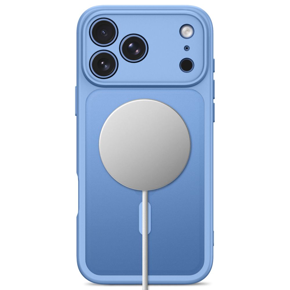 Tech-Protect iPhone 17 Pro Max / 18 Pro Max - Σκληρή Θήκη με Πλαίσιο Σιλικόνης και MagSafe - BasicMag - Matte Light Blue