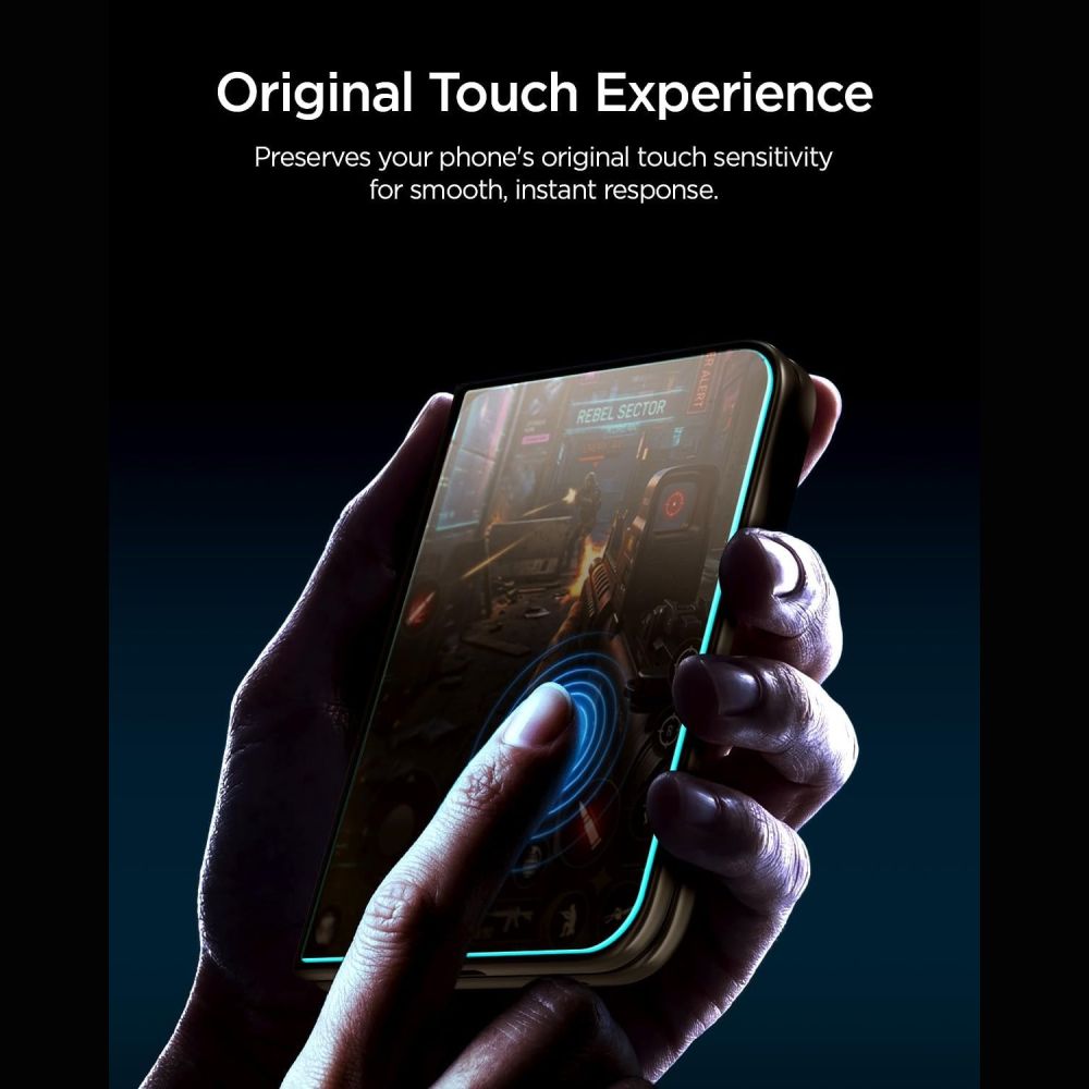 Spigen iPhone Duo - Αντιχαρακτικό Γυαλί Οθόνης 10H - Glas.tR EZ Fit Pro AC HD - 2 Τεμάχια - Privacy