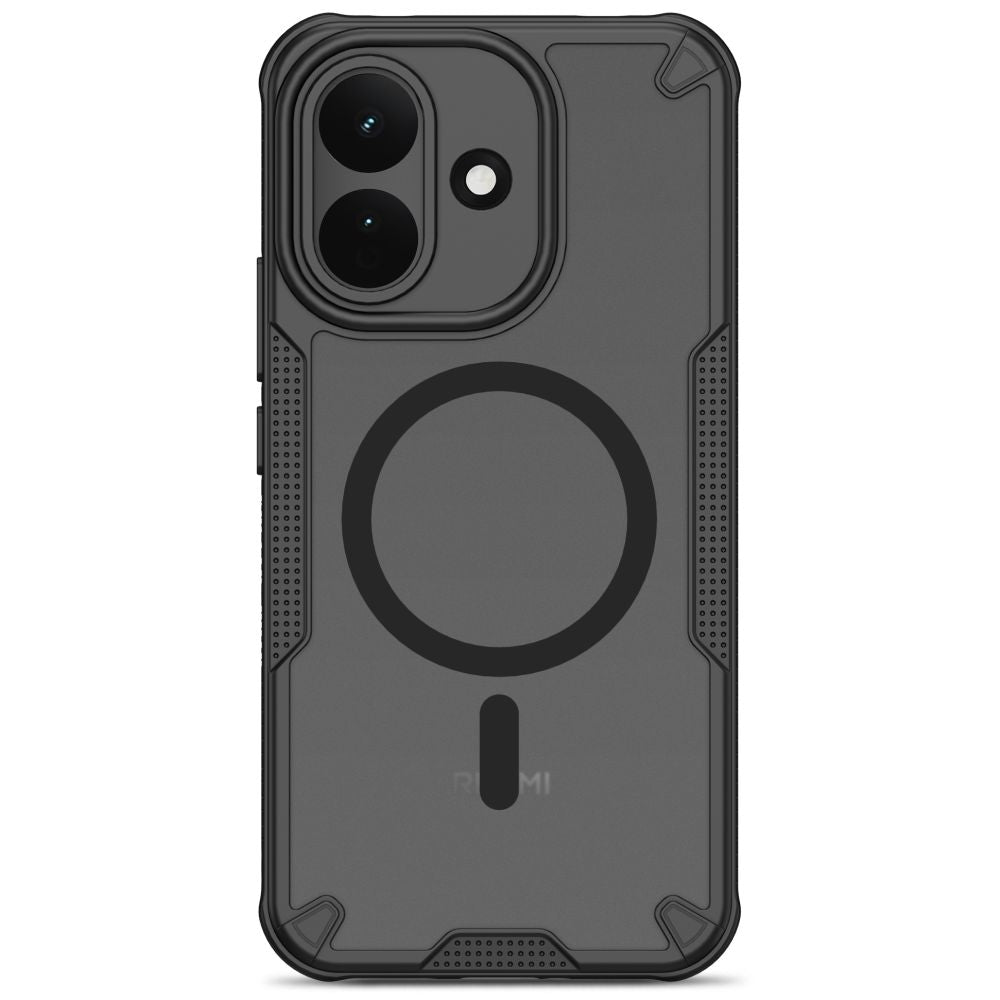 Tech-Protect Xiaomi Redmi Note 17 Pro 5G - Σκληρή Θήκη με Πλαίσιο Σιλικόνης και MagSafe - Rugged Shield MagSafe - Matte Black