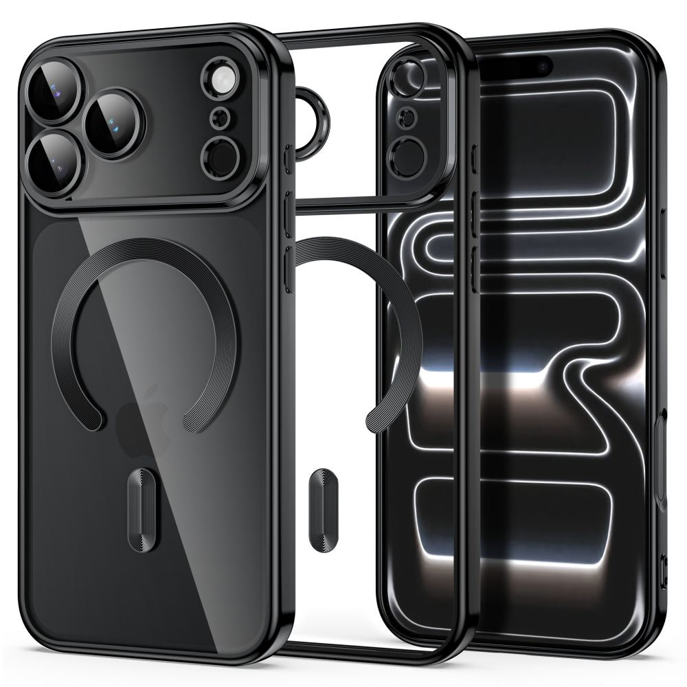 Tech-Protect iPhone 18 Pro Max / iPhone 17 Pro Max - Θήκη Σιλικόνης TPU με MagSafe - MagFlex - Shiny Black