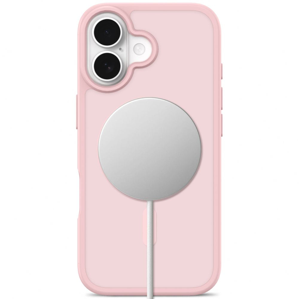 Tech-Protect iPhone 17 - Σκληρή Θήκη με Πλαίσιο Σιλικόνης και MagSafe - BasicMag - Matte Pink