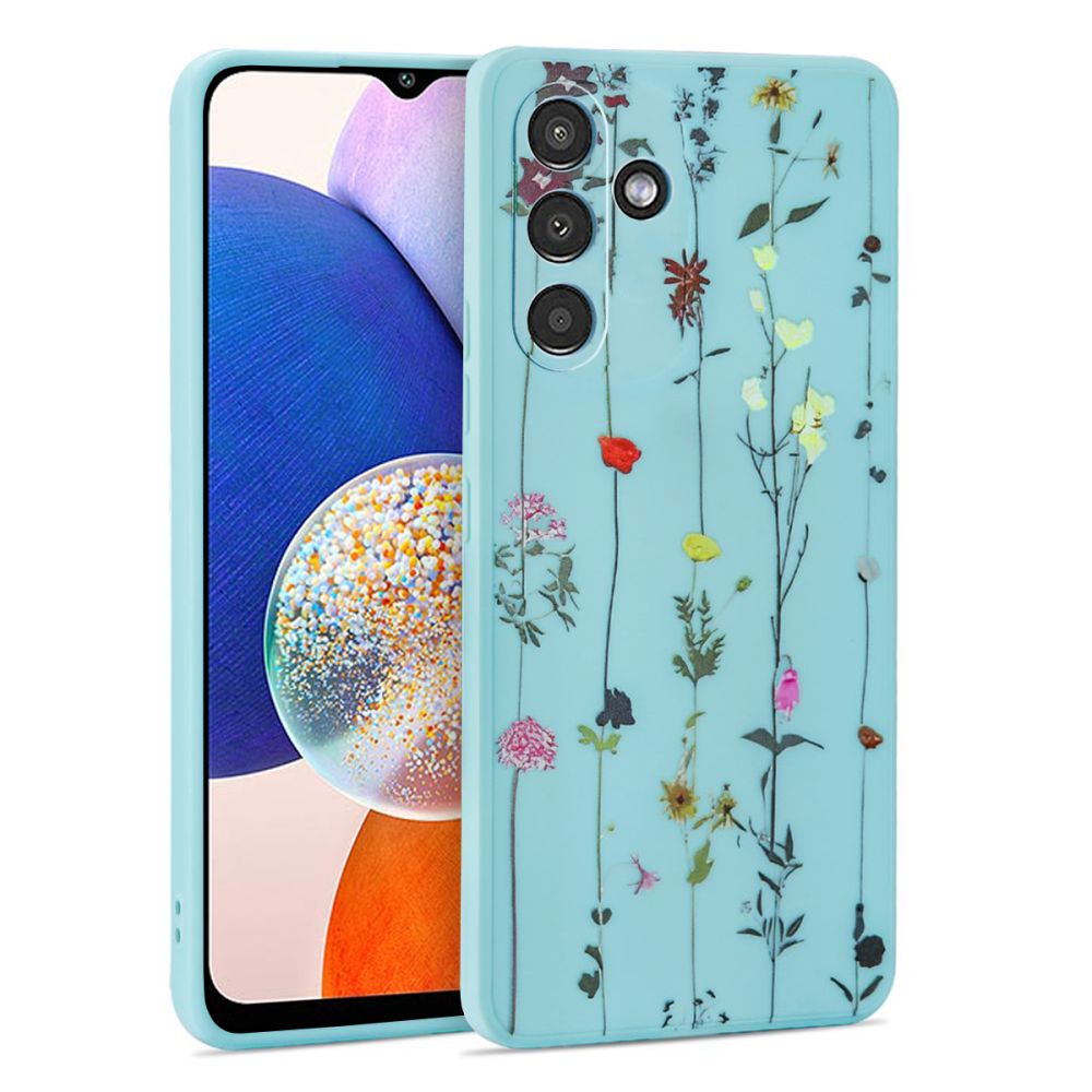 Tech-Protect Samsung Galaxy A14 5G Mood Θήκη Σιλικόνης TPU - Garden Blue