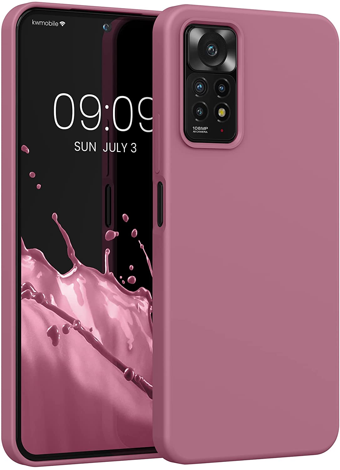KW Xiaomi Redmi Note 11 Pro / Note 11 Pro 5G Θήκη Σιλικόνης Rubberized TPU - Deep Rusty Rose - 57373.167