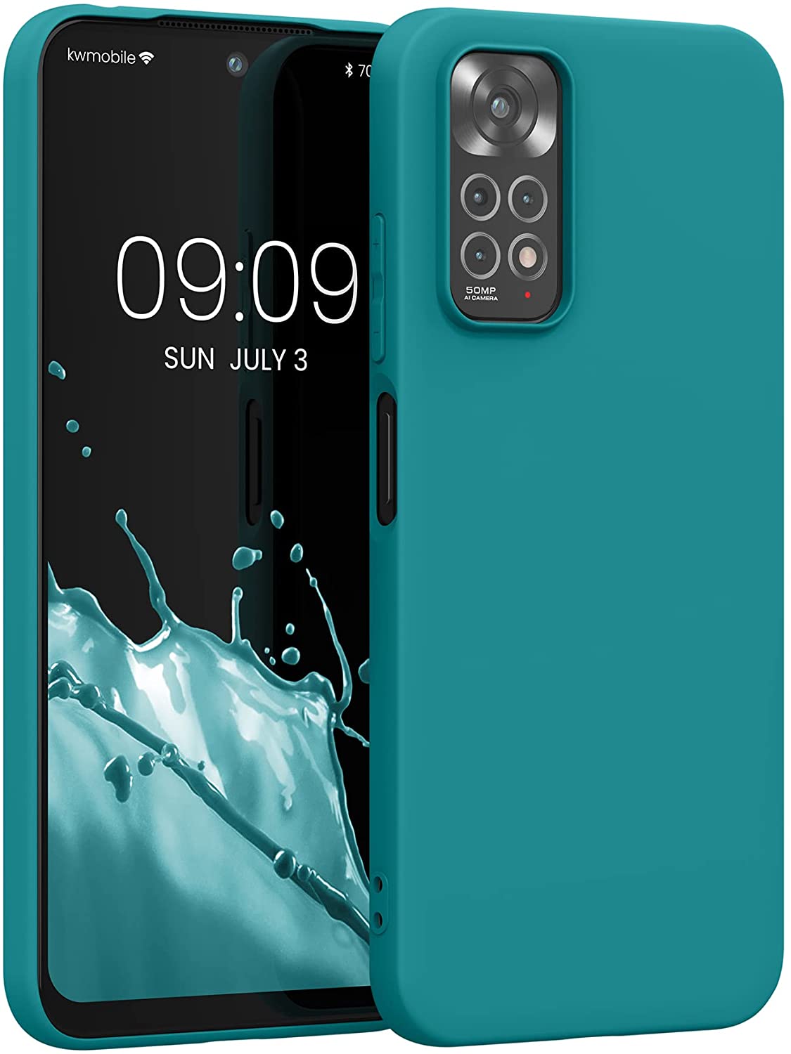 KW Xiaomi Redmi Note 11 / Redmi Note 11S Θήκη Σιλικόνης TPU - Teal Matte - 57368.57