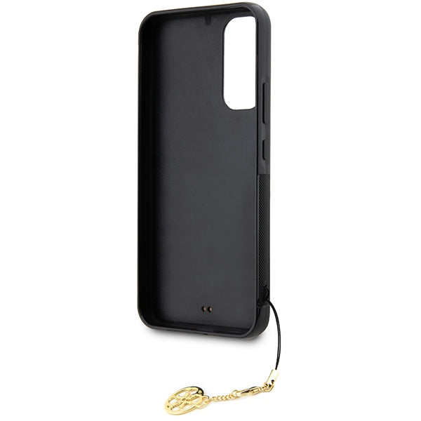 Guess Samsung Galaxy A34 5G - 4G Charms Collection Θήκη με Επένδυση Συνθετικού Δέρματος - Brown - GUHCSA34GF4GBR