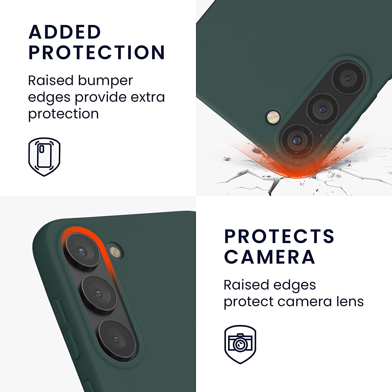 KW Samsung Galaxy S23+ Θήκη Σιλικόνης TPU - Teal Green - 60283.171