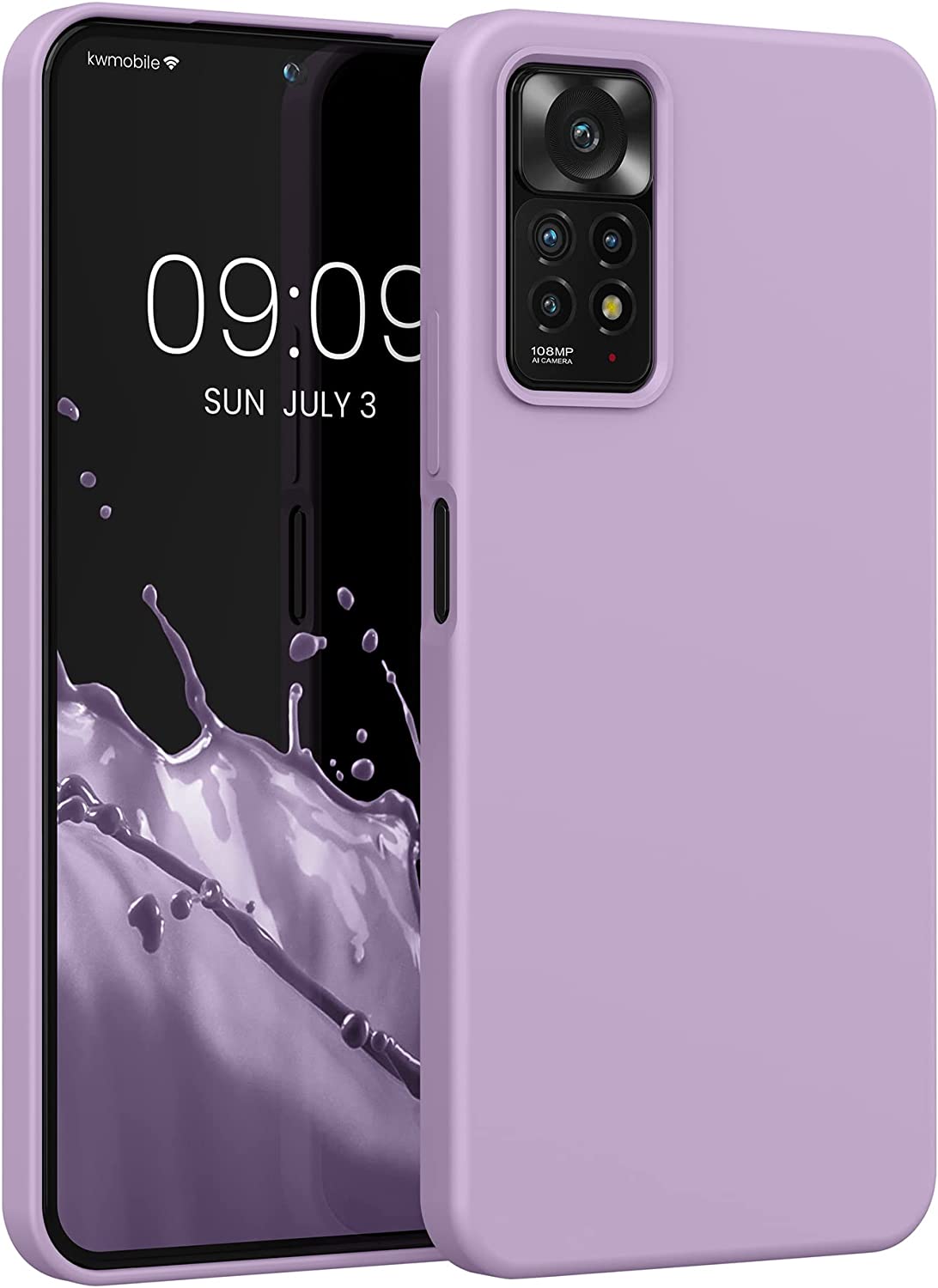 KW Xiaomi Redmi Note 11 Pro / Note 11 Pro 5G Θήκη Σιλικόνης Rubberized TPU - Mauve - 57373.140