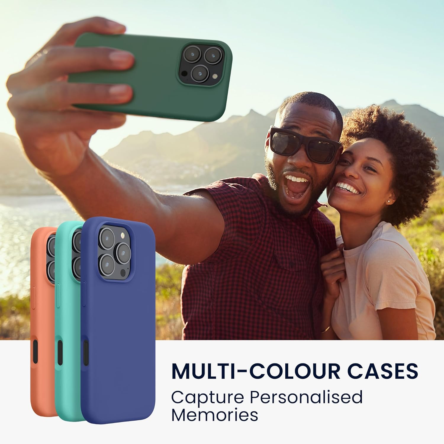 KW iPhone 16 Pro Θήκη Σιλικόνης Rubberized TPU - Forest Green