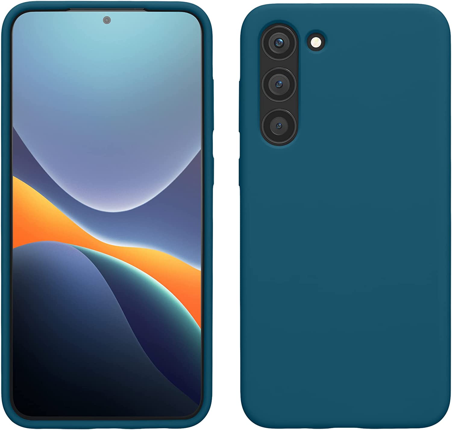 KW Samsung Galaxy S23 Plus Θήκη Σιλικόνης Rubberized TPU - Petrol Matt - 60274.57