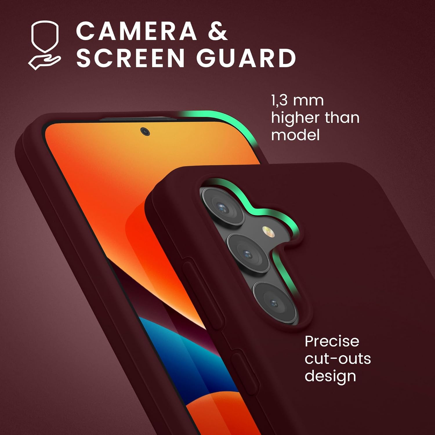 KW Samsung Galaxy S24 Θήκη Σιλικόνης Rubberized TPU - Bordeaux Purple