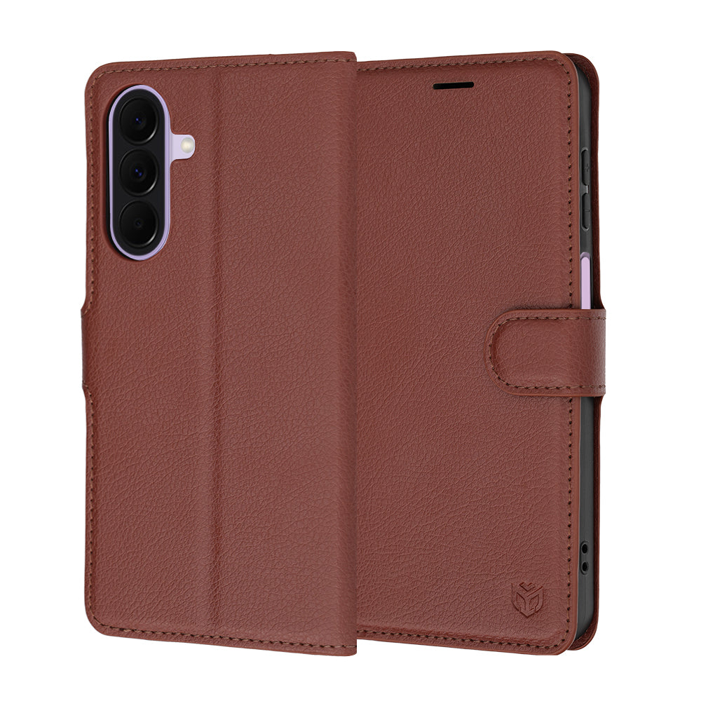 Techsuit Samsung Galaxy A27 5G - Θήκη Πορτοφόλι από Δερματίνη με Stand - Leather Folio - Brown