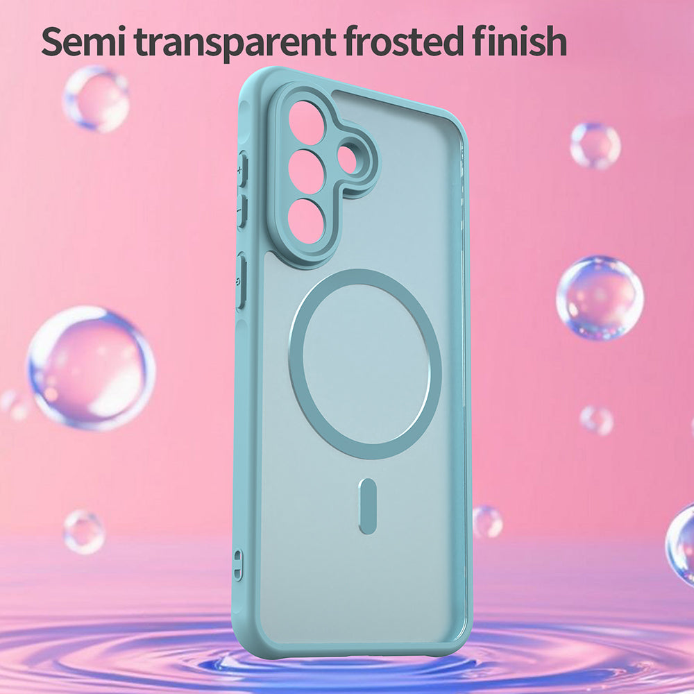 Techsuit Samsung Galaxy A27 5G - Σκληρή Θήκη με Πλαίσιο Σιλικόνης και MagSafe - HaloFrost II MagSafe - Mint Green