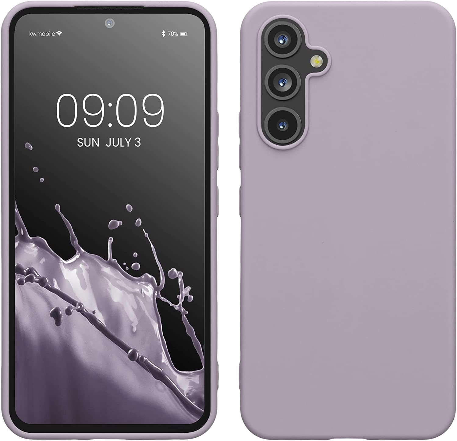 KW Samsung Galaxy A54 5G Θήκη Σιλικόνης TPU - Lavender - 60796.108