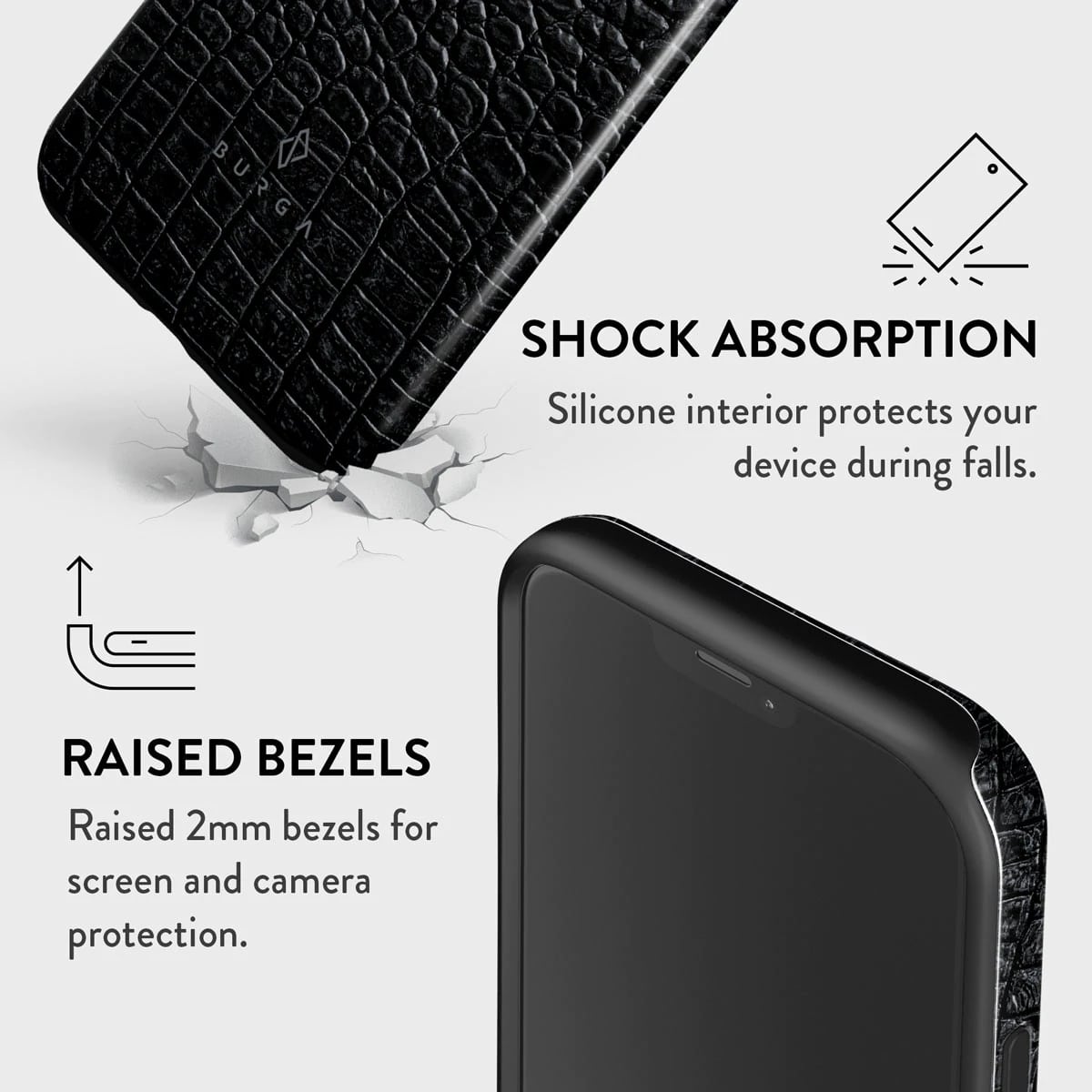 Burga iPhone 12 Pro Max Fashion Tough Σκληρή Θήκη - Reaper's Touch