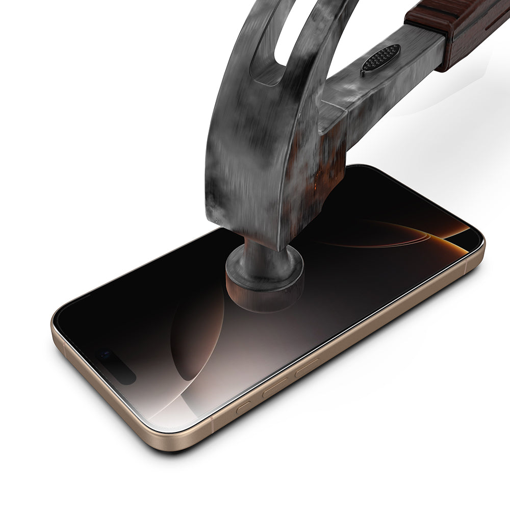 Techsuit iPhone 18 Pro - Full Screen Αντιχαρακτικό Γυαλί Οθόνης - TitanGlass FullCover - Privacy