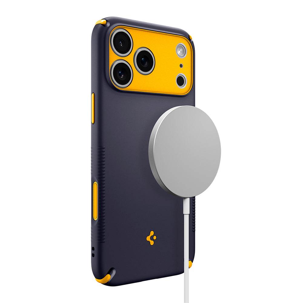 Spigen iPhone 18 Pro Max / iPhone 17 Pro Max - Σκληρή Θήκη με Πλαίσιο Σιλικόνης και MagSafe - Nano Pop Hybrid Mag - Blueberry Navy