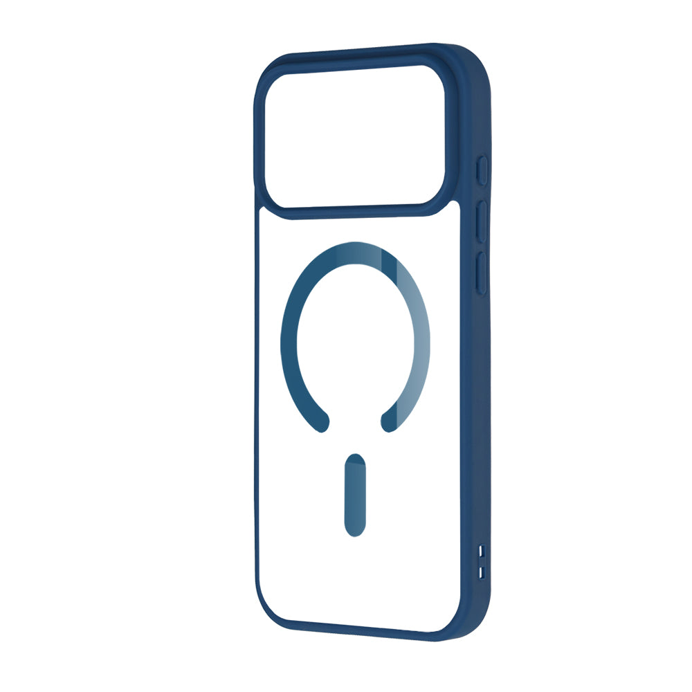 Techsuit iPhone 18 Pro Max / iPhone 17 Pro Max - Σκληρή Θήκη MagSafe με Πλαίσιο Σιλικόνης - MagSafe Pro - Blue