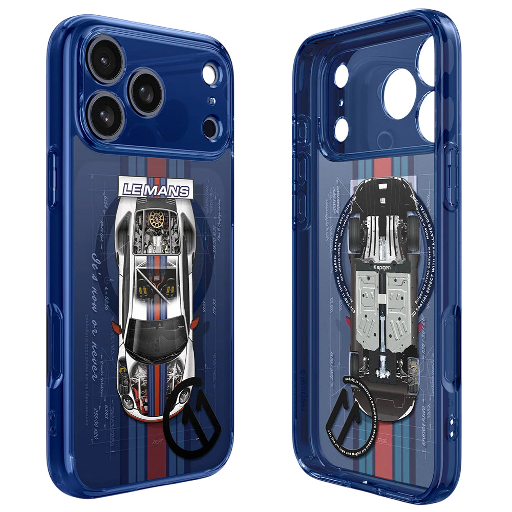 Spigen iPhone 18 Pro / iPhone 17 Pro - Σκληρή Θήκη με Πλαίσιο Σιλικόνης και MagSafe - Ultra Hybrid MagFit - C11 Series Le Mans