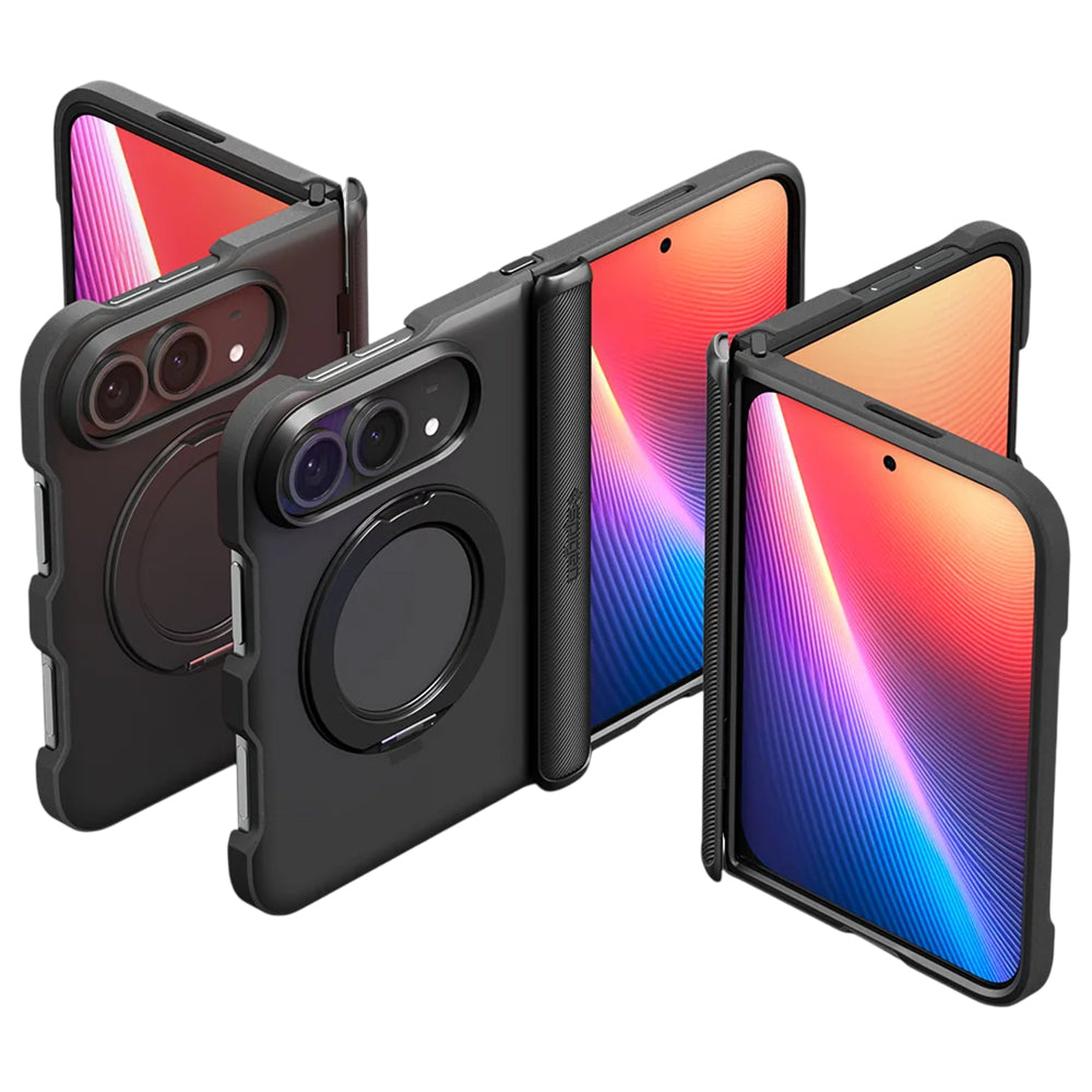 Spigen iPhone Duo - Σκληρή Θήκη με MagSafe / Stand - Slim Armor Pro S MagFit - Black