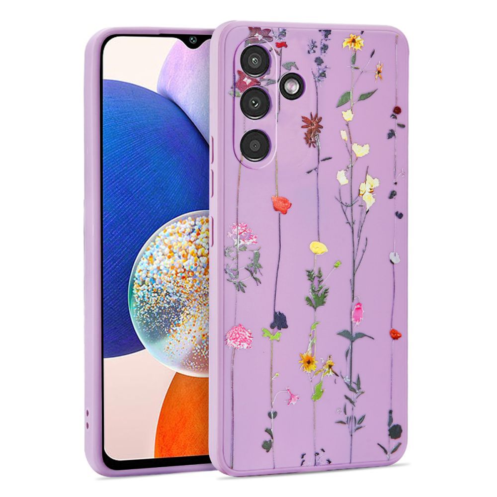Tech-Protect Samsung Galaxy A14 5G Mood Θήκη Σιλικόνης TPU - Garden Violet