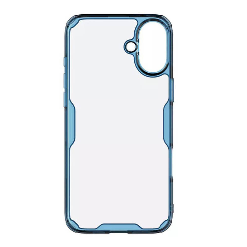 Nillkin iPhone 16 Plus Nature Pro - Σκληρή Θήκη με Πλαίσιο Σιλικόνης - Blue
