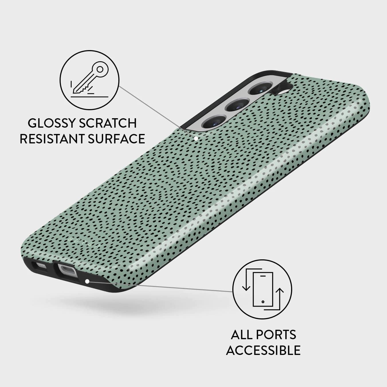 Burga Samsung Galaxy S22 Plus Fashion Tough Σκληρή Θήκη - Mint Gelato