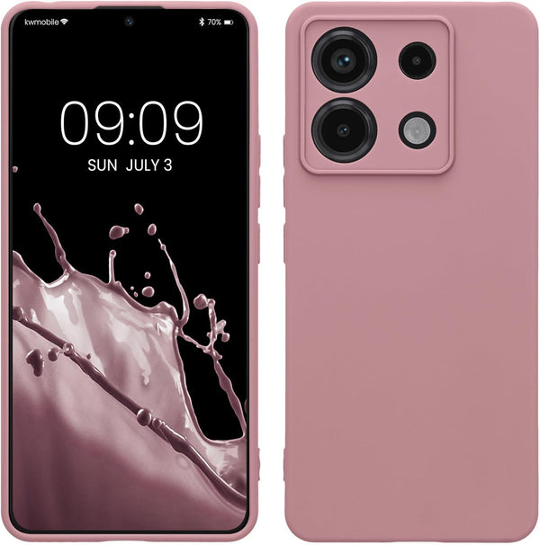 KW Xiaomi Redmi Note 13 Pro 5G / Poco X6 5G Θήκη Σιλικόνης TPU - Dusky Pink Matte