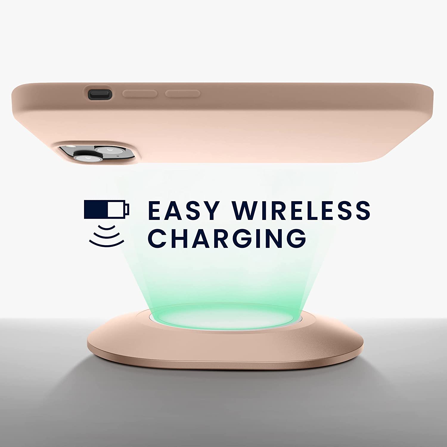 KW iPhone 14 Θήκη Σιλικόνης TPU - Coconut Swirl - 59071.225