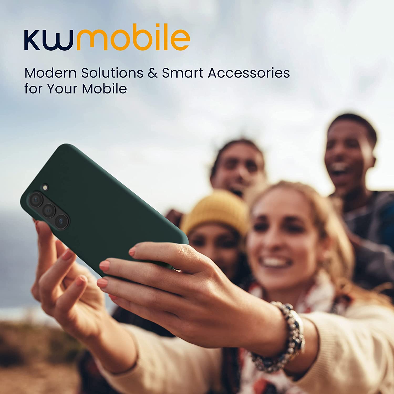 KW Samsung Galaxy S23 Θήκη Σιλικόνης Rubberized TPU - Teal Green - 60273.171