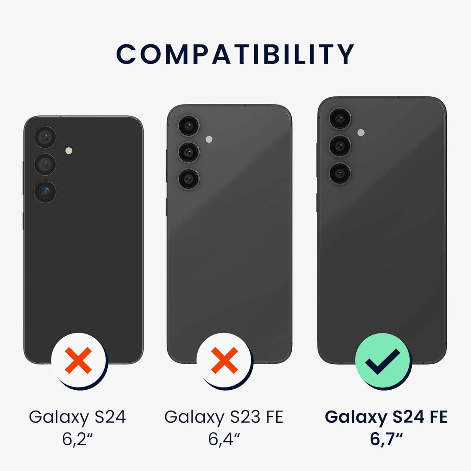 KW Samsung Galaxy S24 FE Θήκη από Φυσικό Ξύλο - Dark Brown