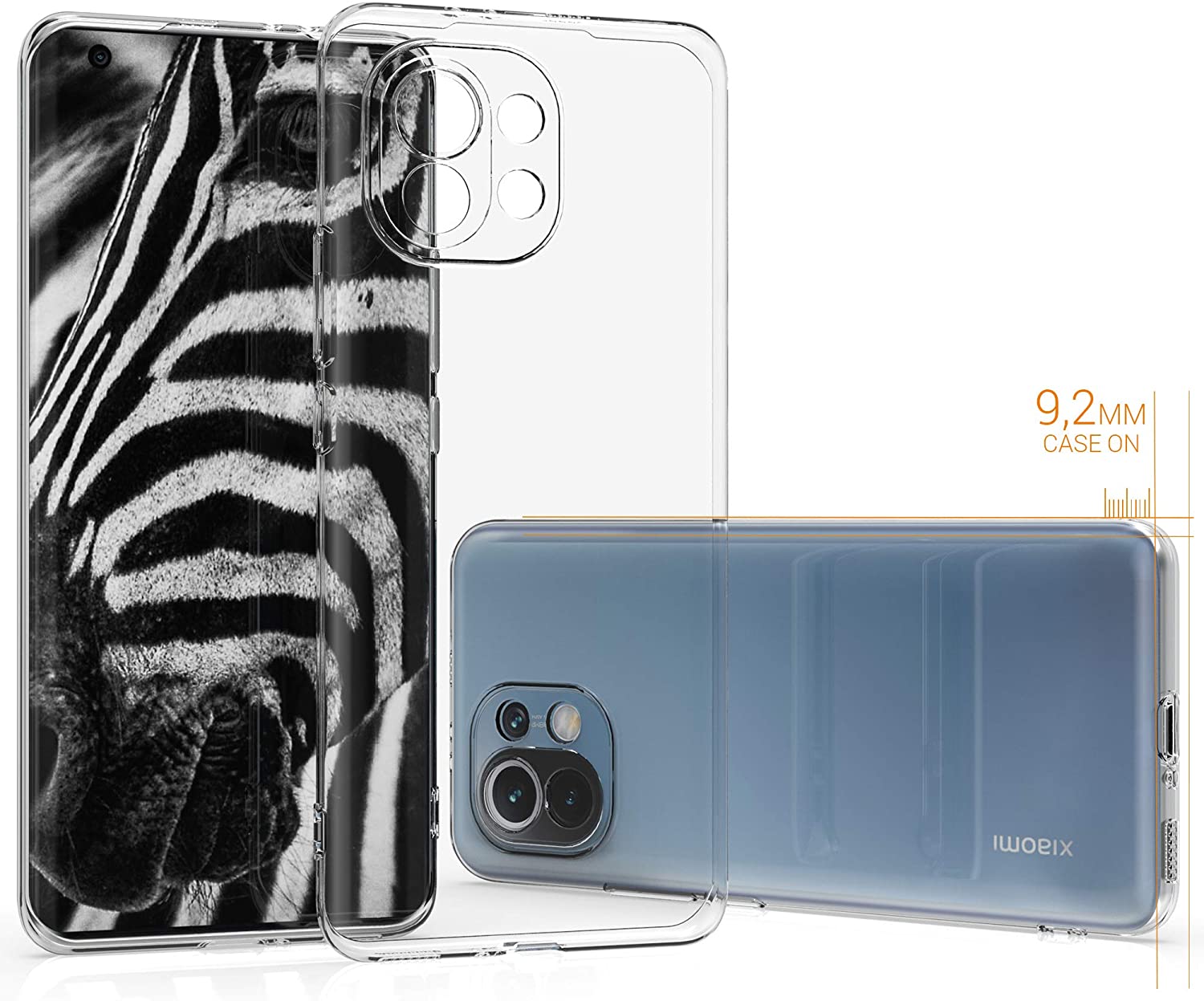 KW Xiaomi Mi 11 Θήκη Σιλικόνης TPU - Διάφανη - 54191.03