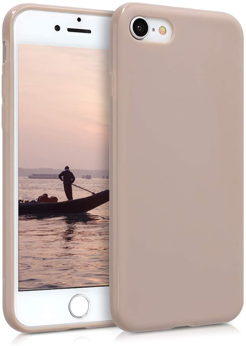 KW iPhone SE 2022 / SE 2020 / 7 / 8 Θήκη Σιλικόνης TPU - Cream Matte - 39458.125