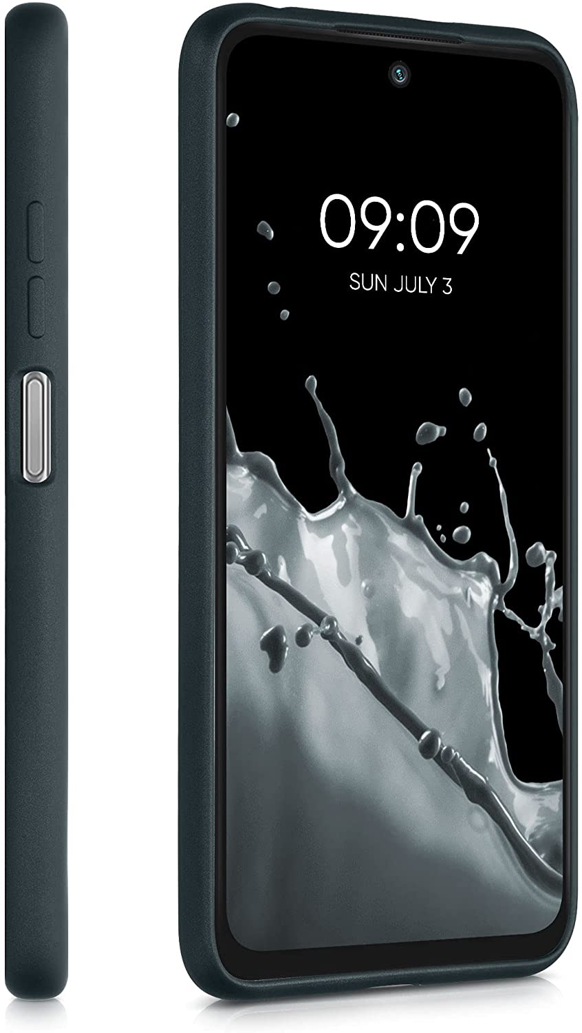 KW Xiaomi Redmi Note 10 5G / Poco M3 Pro 5G Θήκη Σιλικόνης TPU - Metallic Petrol - 54949.14