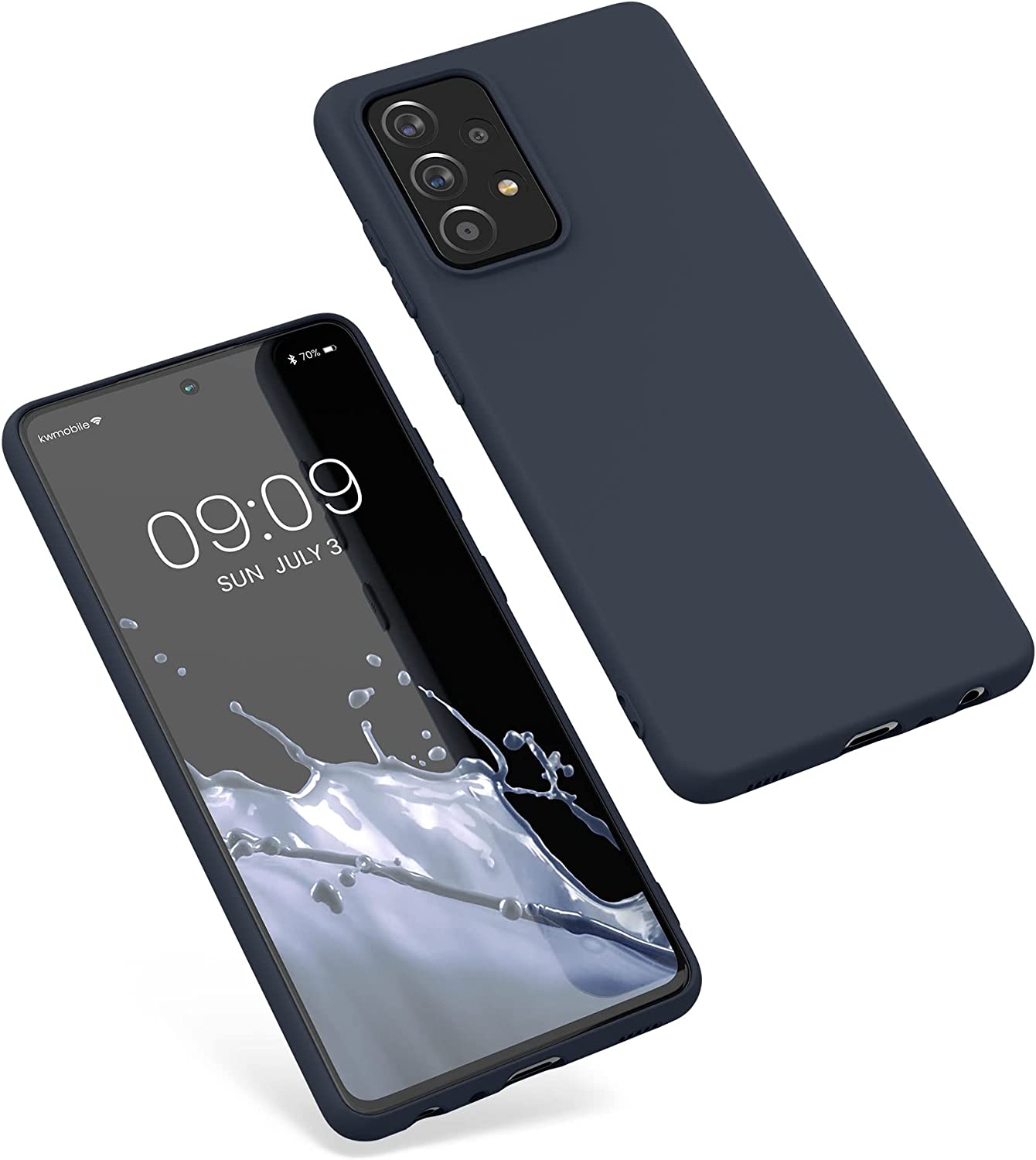 KW Samsung Galaxy A52 / A52 5G / A52s 5G Θήκη Σιλικόνης TPU - Blueberry Blue - 54346.186