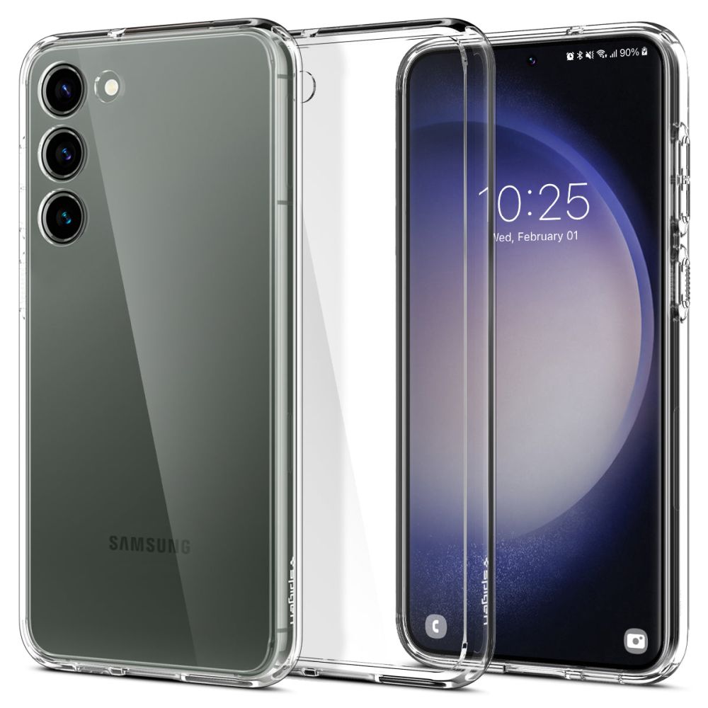Spigen Samsung Galaxy S23+ Σκληρή Θήκη με Πλαίσιο Σιλικόνης Ultra Hybrid - Crystal Clear