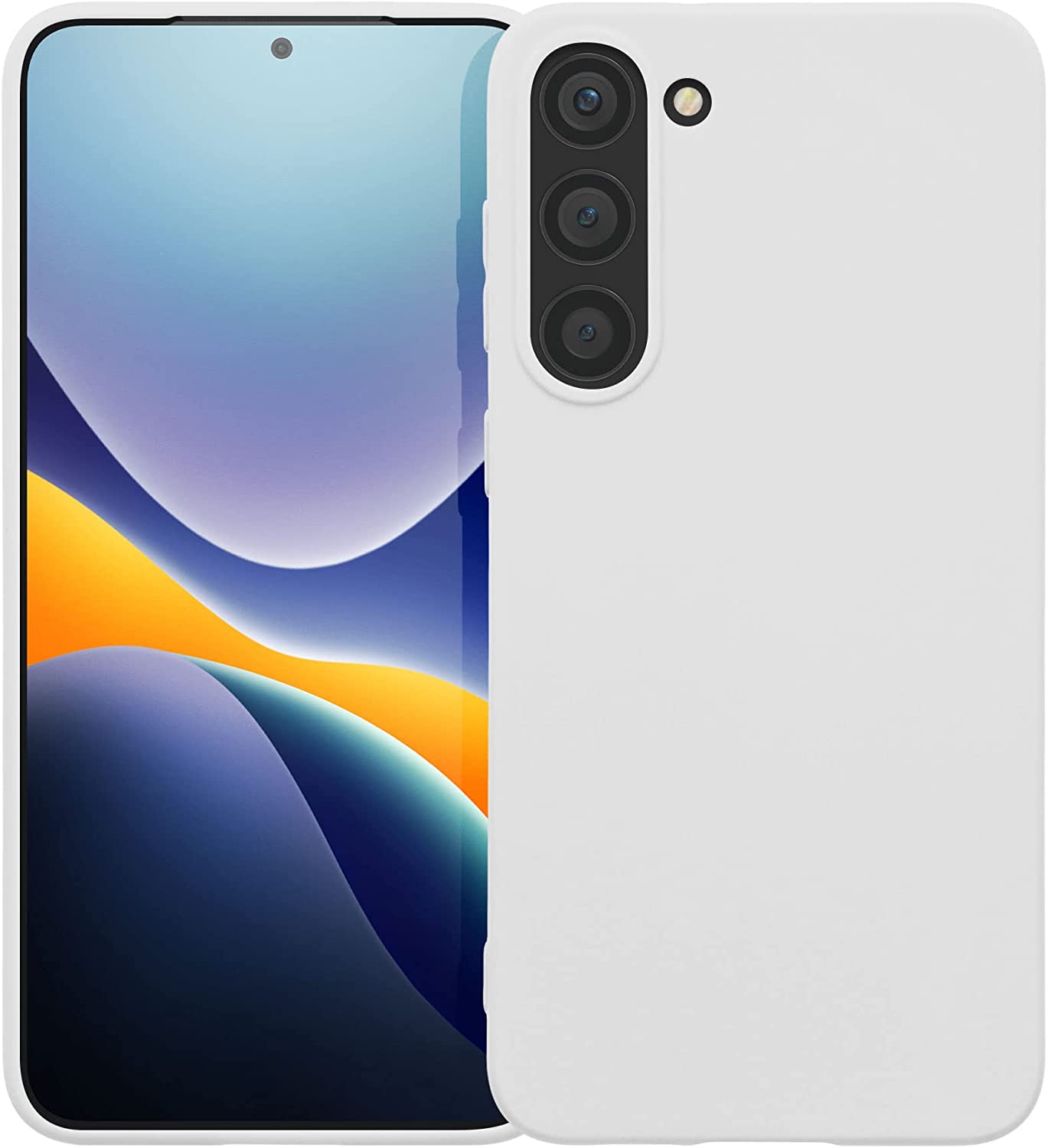 KW Samsung Galaxy S23+ Θήκη Σιλικόνης TPU - Matte White - 60283.48