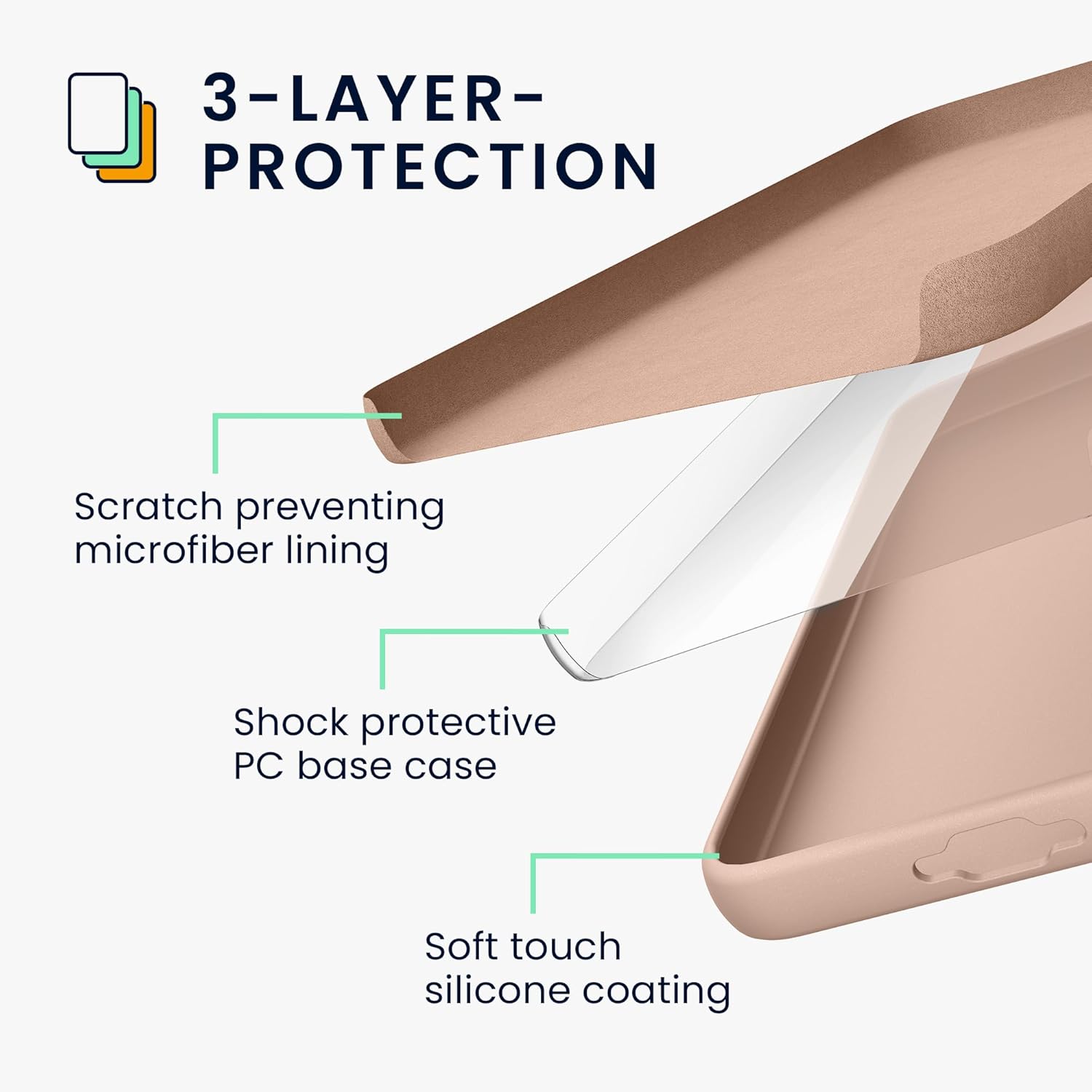 KW Samsung Galaxy A55 5G Θήκη Σιλικόνης Rubberized TPU - Coconut Swirl