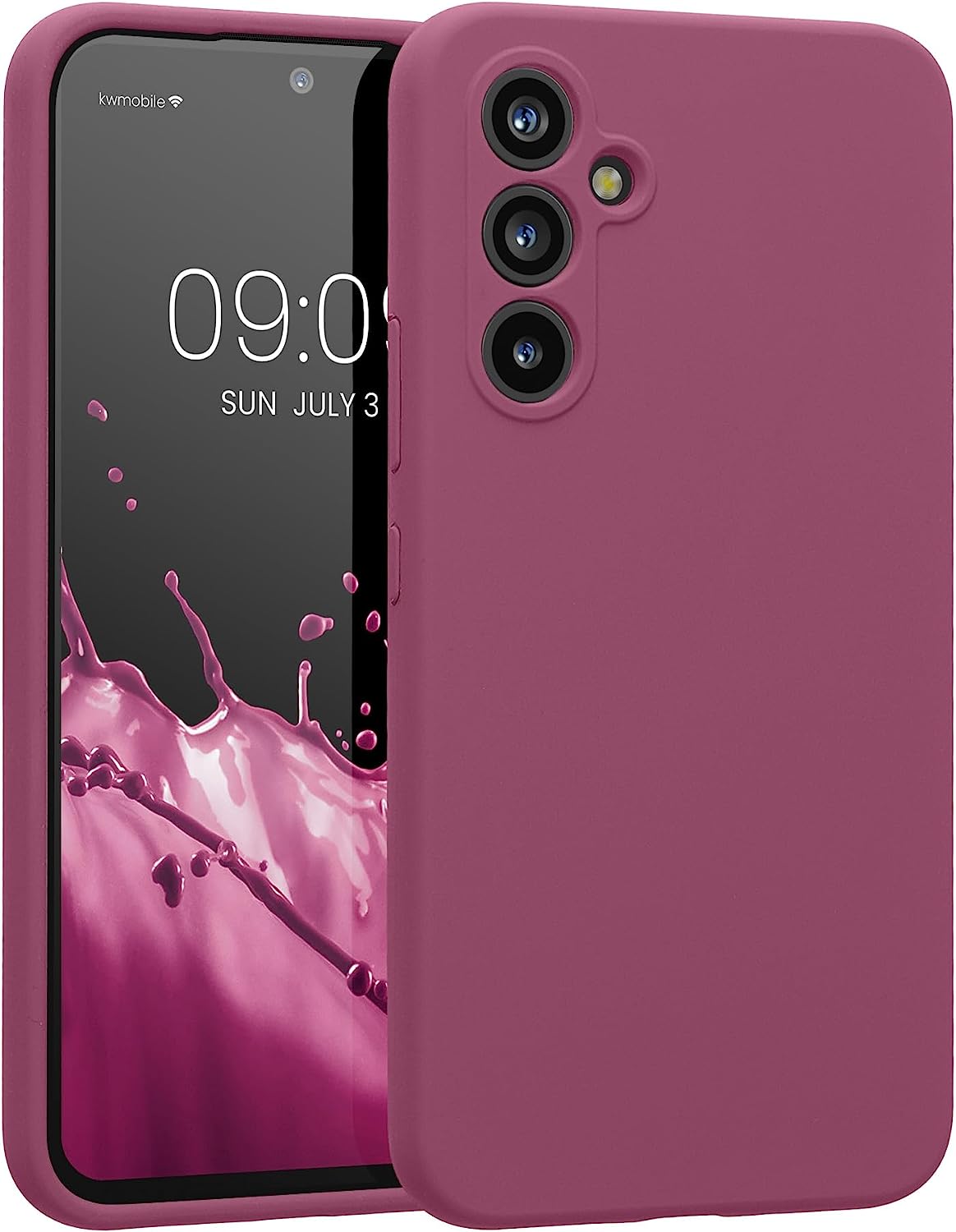 KW Samsung Galaxy A54 5G Θήκη Σιλικόνης Rubberized TPU - Orchid Purple - 60795.235