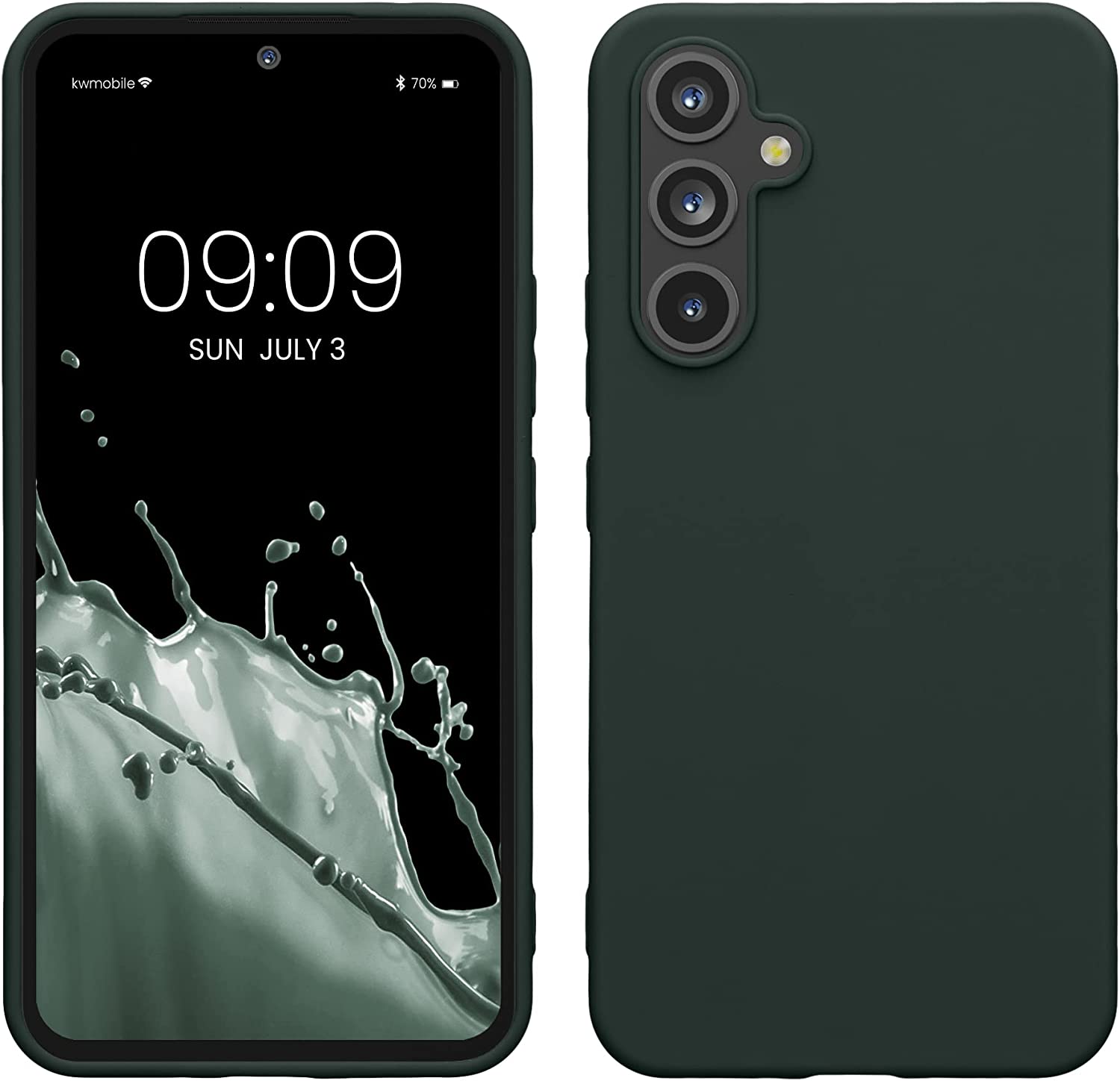 KW Samsung Galaxy A54 5G Θήκη Σιλικόνης TPU - Moss Green - 60796.169