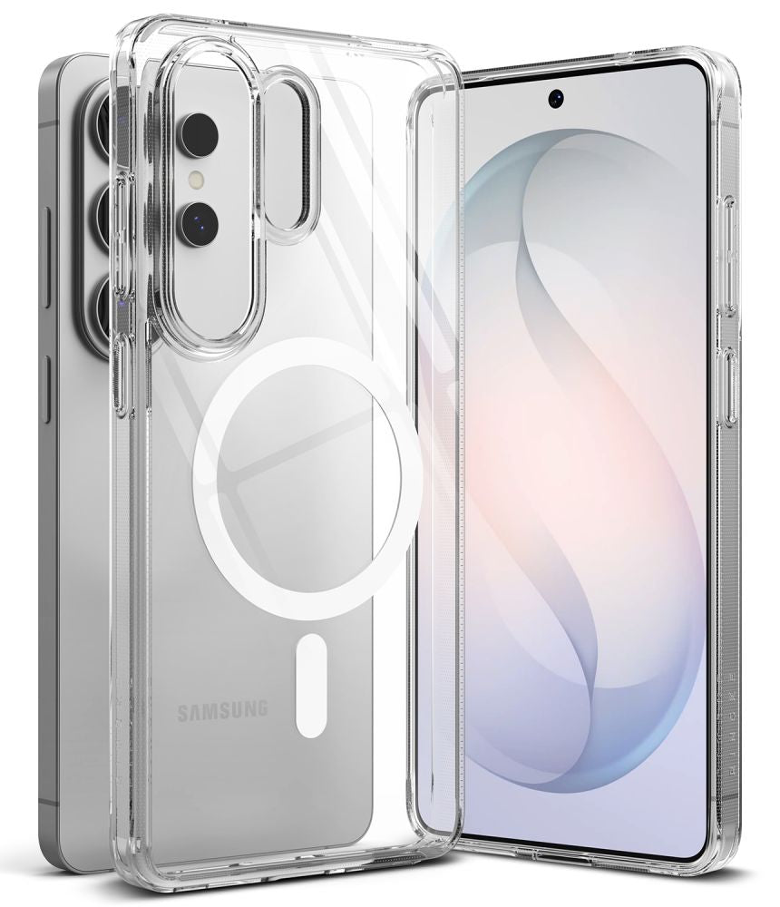 Ringke Samsung Galaxy S26 Ultra - Σκληρή Θήκη με Πλαίσιο Σιλικόνης και MagSafe - Fusion Magnetic - Clear