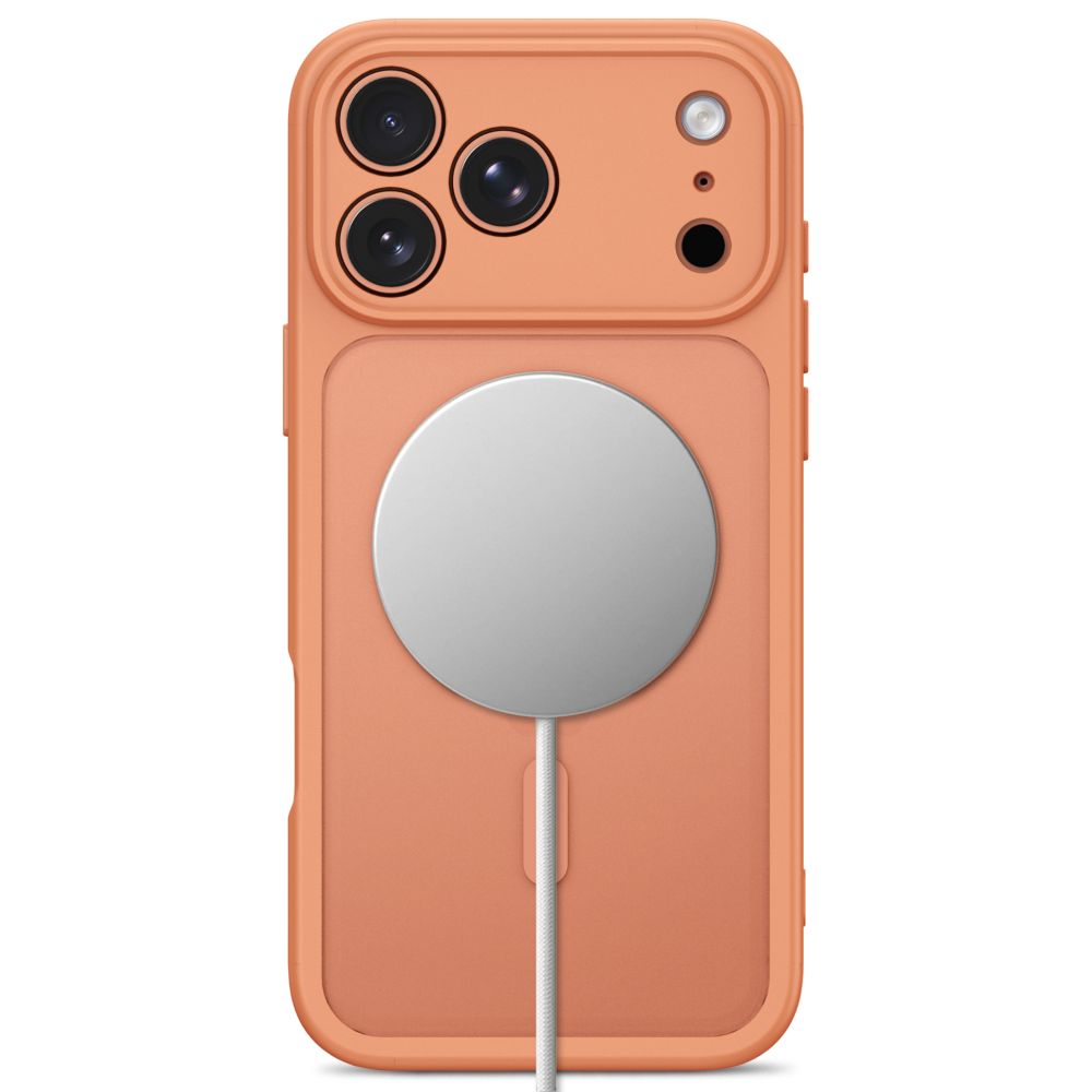 Tech-Protect iPhone 17 Pro / 18 Pro - Σκληρή Θήκη με Πλαίσιο Σιλικόνης και MagSafe - BasicMag - Matte Cosmic Orange