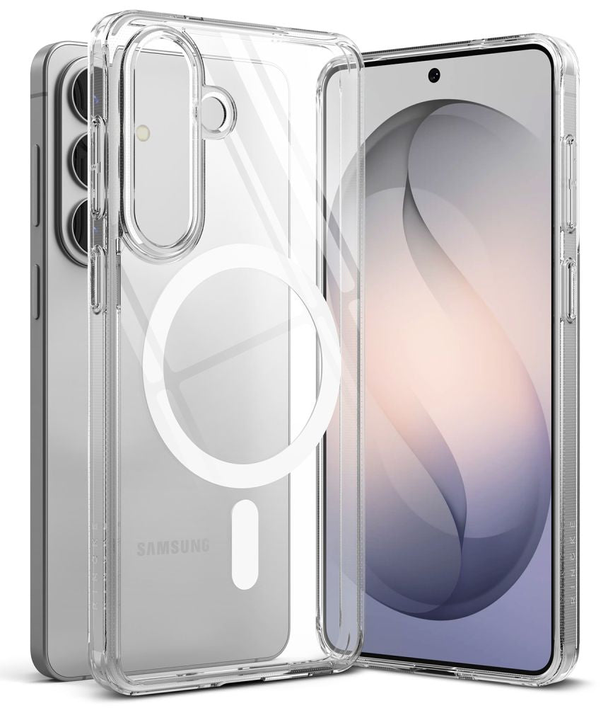 Ringke Samsung Galaxy S26 - Σκληρή Θήκη με Πλαίσιο Σιλικόνης και MagSafe - Fusion Magnetic - Clear