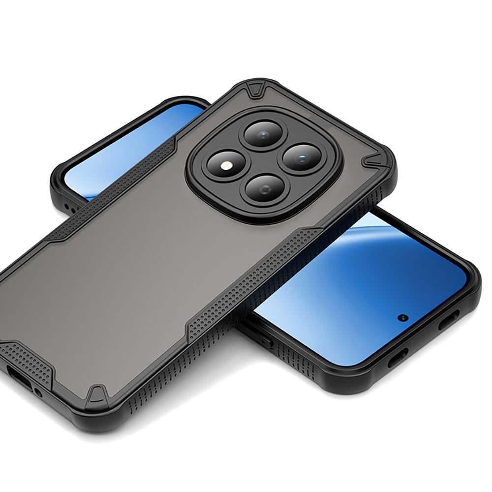Tech - Protect Xiaomi Redmi Note 15 Pro 5G - Σκληρή Θήκη με Πλαίσιο Σιλικόνης - Rugged Shield - Matte Black